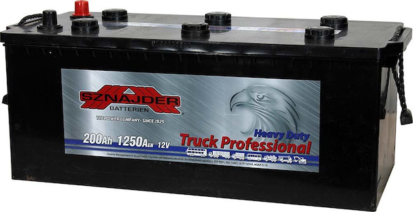 Аккумулятор для грузовой техники Sznajder 200Ah 1250A ОП